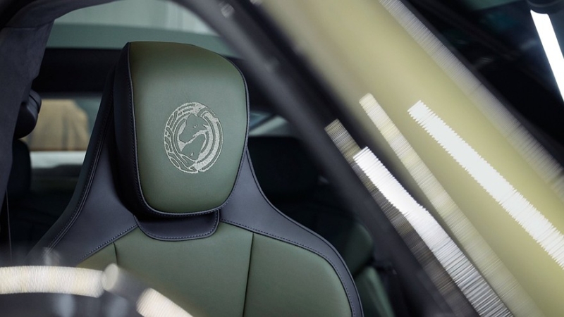 Porsche Taycan Turbo S Celestial Jade: небесный нефритовый жеребёнок с головой дракона