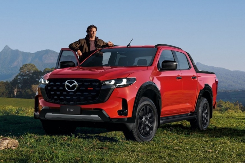 Рестайлинговый пикап Mazda BT-50 предложен с новыми дизелем и автоматом